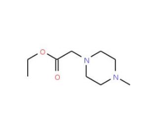 Ethyl (4-methyl-1-piperazinyl)acetate (CAS 28920-67-4) - chemical structure image