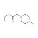 Ethyl (4-methyl-1-piperazinyl)acetate (CAS 28920-67-4) - chemical structure image