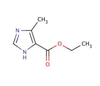 Ethyl 4-methyl-5-imidazolecarboxylate (CAS 51605-32-4) - chemical structure image