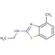 Ethyl-(4-methyl-benzothiazol-2-yl)-amine - chemical structure image