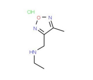 Ethyl-(4-methyl-furazan-3-ylmethyl)-amine hydrochloride - chemical structure image