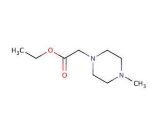 ethyl (4-methylpiperazin-1-yl)acetate (CAS 28920-67-4) - chemical structure image
