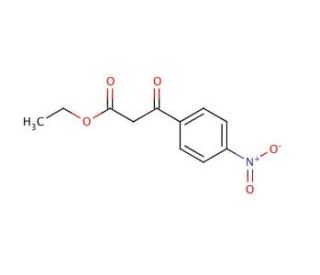 Ethyl 4-nitrobenzoylacetate (CAS 838-57-3) - chemical structure image