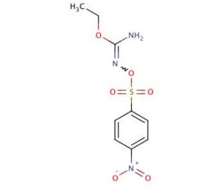 Ethyl 4-nitrophenylsulfonyloxycarbamimidate - chemical structure image