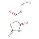 ethyl 4-oxo-2-thioxo-1,3-thiazolidine-5-carboxylate - chemical structure image