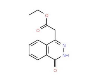 ethyl (4-oxo-3,4-dihydrophthalazin-1-yl)acetate (CAS 25947-13-1) - chemical structure image
