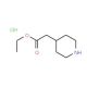 Ethyl 4-Piperidineacetate HCl (CAS 169458-04-2) - chemical structure image