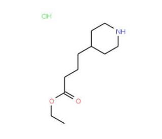 Ethyl 4-piperidinebutyrate HCl (CAS 473987-07-4) - chemical structure image