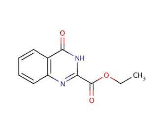 Ethyl 4-quinazolone-2-carboxylate (CAS 29113-33-5) - chemical structure image