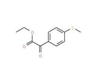 Ethyl 4-thiomethylbenzoylformate (CAS 62936-31-6) - chemical structure image