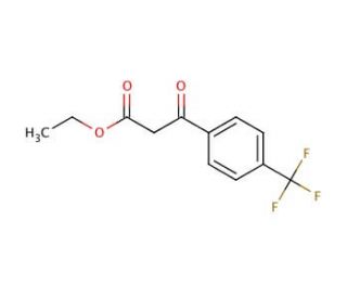 Ethyl (4-trifluoromethylbenzoyl)acetate (CAS 106263-53-0) - chemical structure image