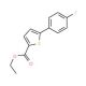 Ethyl 5-(4-fluorophenyl)-2-thiophenecarboxylate (CAS 848095-02-3) - chemical structure image