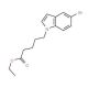 Ethyl 5-(5-bromo-1H-indol-1-yl)pentanoate (CAS 1065074-72-7) - chemical structure image