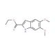 Ethyl 5,6-dimethoxyindole-2-carboxylate (CAS 16382-18-6) - chemical structure image