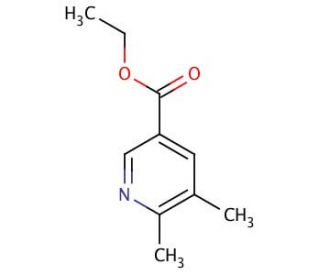 Ethyl 5,6-Dimethylnicotinate (CAS 77629-53-9) - chemical structure image