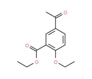 Ethyl 5-acetyl-2-ethoxybenzoate (CAS 216143-90-7) - chemical structure image