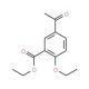 Ethyl 5-acetyl-2-ethoxybenzoate (CAS 216143-90-7) - chemical structure image