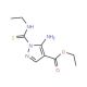 ethyl 5-amino-1-[(ethylamino)carbonothioyl]-1H-pyrazole-4-carboxylate (CAS 19375-62-3) - chemical structure image
