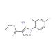 Ethyl 5-amino-1-(2,4-difluorophenyl)-1H-pyrazole-4-carboxylate (CAS 138907-72-9) - chemical structure image