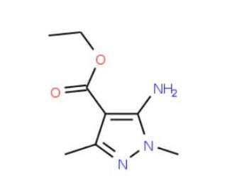 ethyl 5-amino-1,3-dimethyl-1H-pyrazole-4-carboxylate - chemical structure image