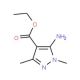 ethyl 5-amino-1,3-dimethyl-1H-pyrazole-4-carboxylate - chemical structure image