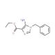 Ethyl 5-amino-1-benzyl-1H-imidazole-4-carboxylate (CAS 6497-03-6) - chemical structure image