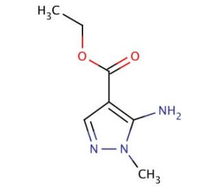 Ethyl 5-amino-1-methyl-1H-pyrazole-4-carboxylate (CAS 31037-02-2) - chemical structure image