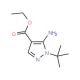 ethyl 5-amino-1-tert-butyl-1H-pyrazole-4-carboxylate (CAS 112779-14-3) - chemical structure image