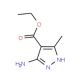 Ethyl 5-amino-3-methyl-1H-pyrazole-4-carboxylate (CAS 23286-70-6) - chemical structure image