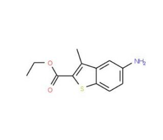 Ethyl 5-Amino-3-methylbenzo[b]thiophene-2-carboxylate - chemical structure image