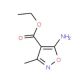 ethyl 5-amino-3-methylisoxazole-4-carboxylate (CAS 25786-72-5) - chemical structure image