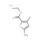 ethyl 5-amino-3-methylthiophene-2-carboxylate hydrochloride (CAS 41940-43-6) - chemical structure image