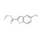 Ethyl 5-aminobenzo[b]furan-2-carboxylate (CAS 174775-48-5) - chemical structure image