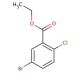 Ethyl 5-Bromo-2-chlorobenzoate (CAS 76008-73-6) - chemical structure image