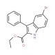 Ethyl 5-bromo-3-phenyl-1H-indole-2-carboxylate - chemical structure image