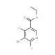 Ethyl 5-bromo-4,6-dichloronicotinate - chemical structure image