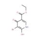 Ethyl 5-Bromo-4,6-dihydroxynicotinate (CAS 89978-58-5) - chemical structure image