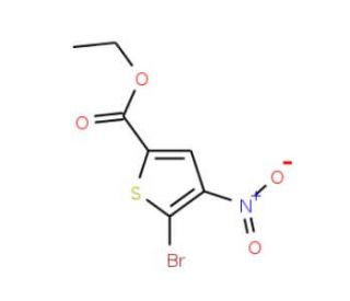 Ethyl 5-bromo-4-nitrothiophene-2-carboxylate - chemical structure image