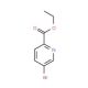 Ethyl 5-bromopicolinate (CAS 77199-09-8) - chemical structure image