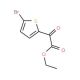 Ethyl (5-bromothien-2-yl)glyoxylate (CAS 22098-10-8) - chemical structure image