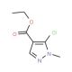 Ethyl 5-Chloro-1-methyl-1H-pyrazole-4-carboxylate - chemical structure image