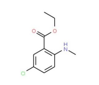 Ethyl 5-chloro-2-methylamino-benzoate (CAS 172896-37-6) - chemical structure image