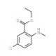 Ethyl 5-chloro-2-methylamino-benzoate (CAS 172896-37-6) - chemical structure image