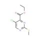 ethyl 5-chloro-2-(methylthio)pyrimidine-4-carboxylate (CAS 74840-35-0) - chemical structure image