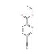Ethyl 5-cyano-2-pyridinecarboxylate (CAS 41051-03-0) - chemical structure image