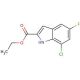 Ethyl-5-fluoro-7-chloro-indole-2-carboxylate - chemical structure image