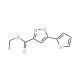 Ethyl 5-fur-2-ylisoxazole-3-carboxylate (CAS 33545-40-3) - chemical structure image