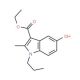 ethyl 5-hydroxy-2-methyl-1-propyl-1H-indole-3-carboxylate - chemical structure image