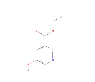 Ethyl 5-hydroxynicotinate (CAS 59288-38-9) - chemical structure image