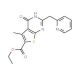 ethyl 5-methyl-4-oxo-2-(pyridin-2-ylmethyl)-3,4-dihydrothieno[2,3-d]pyrimidine-6-carboxylate - chemical structure image